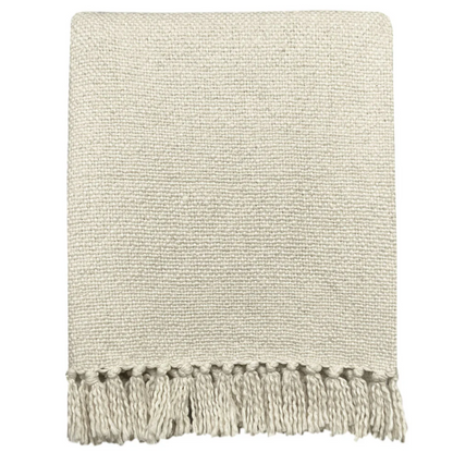 Throw - Clay white solid