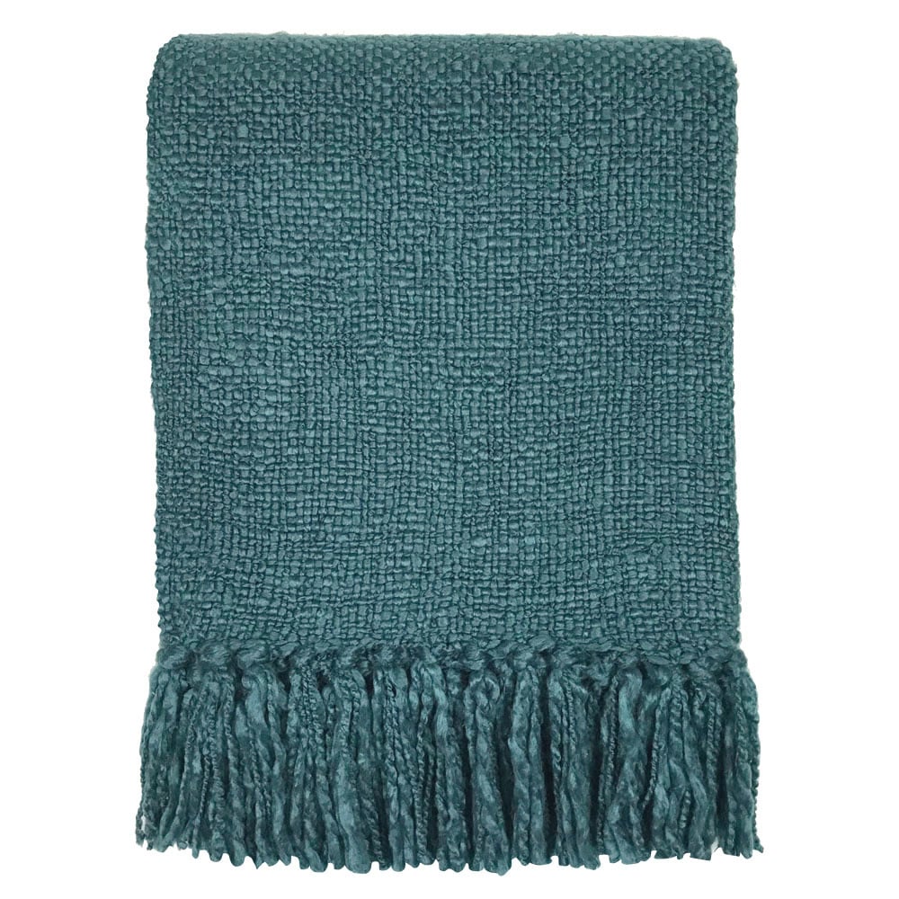 Throw - Dark lead blue solid