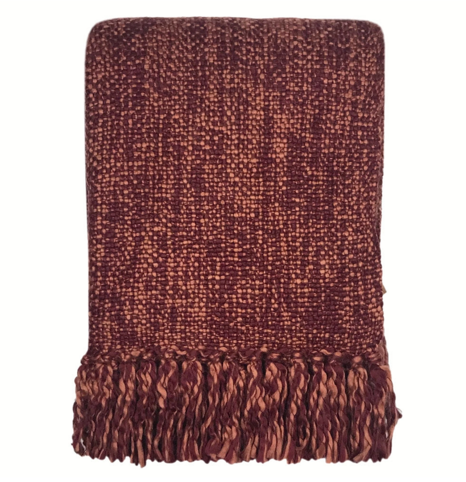Throw - Marble burgundy red