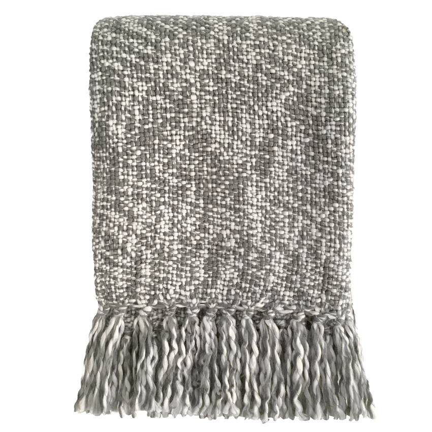 Throw - Marble grey