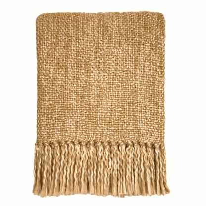 Throw - Marble vintage yellow