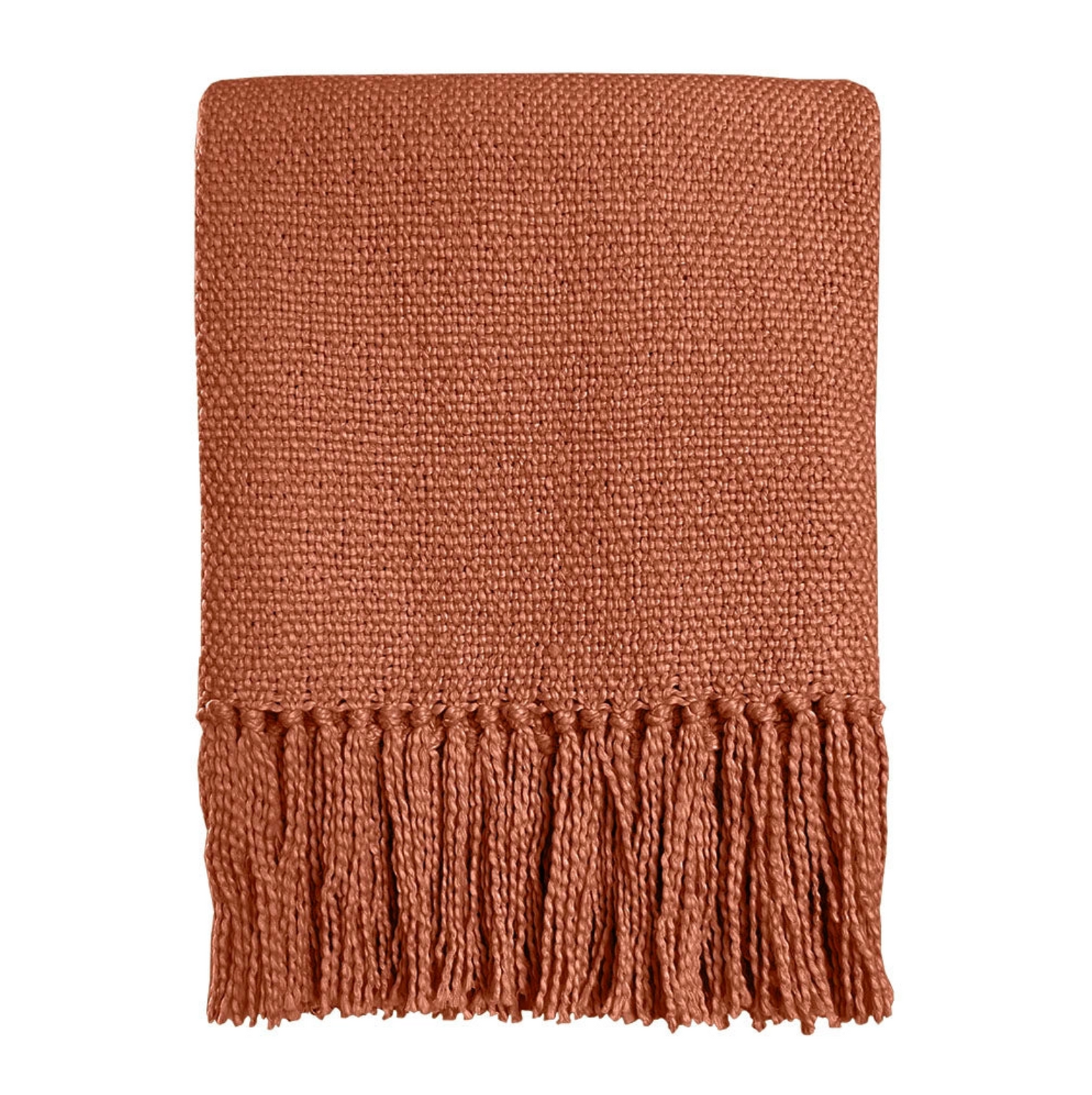 Throw - Timber terrra cotton