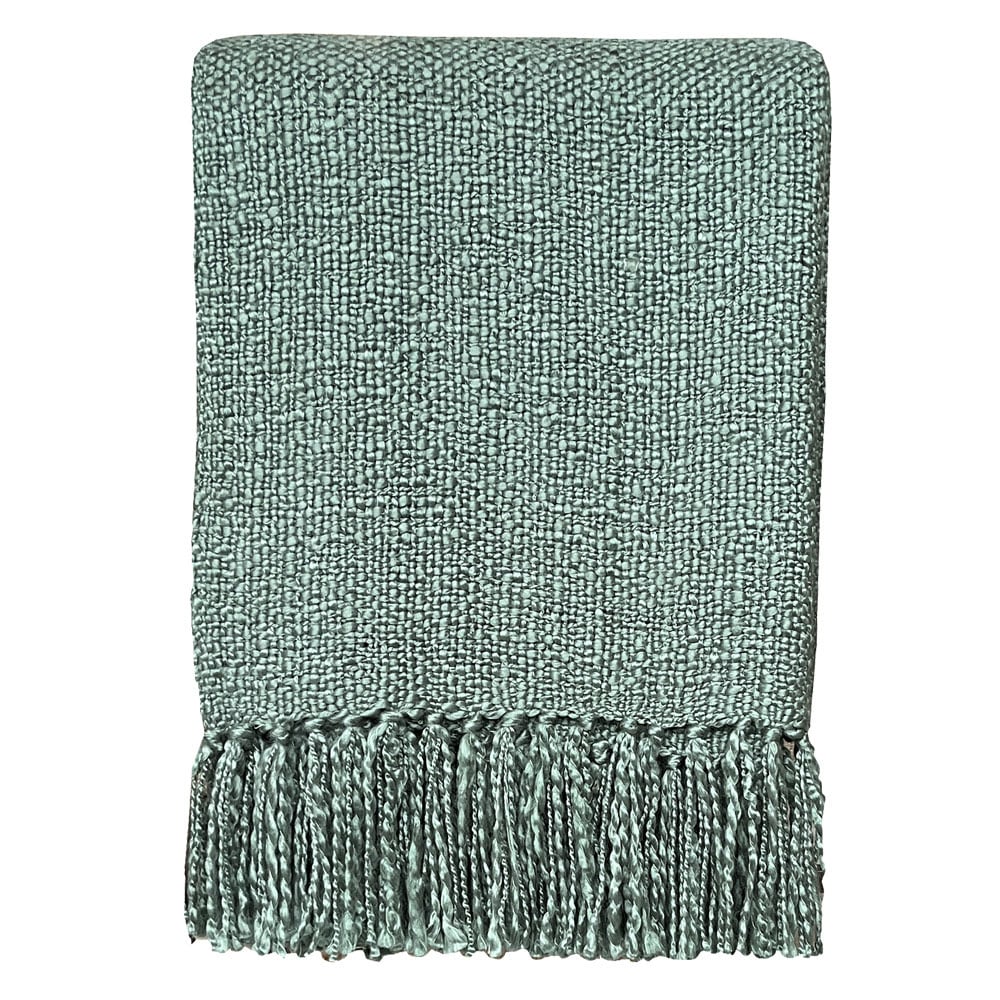 Throw - Sage green solid