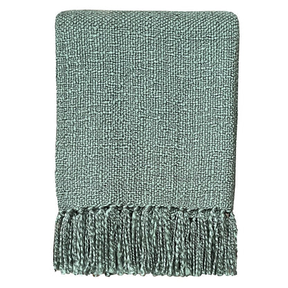 Throw - Sage green solid