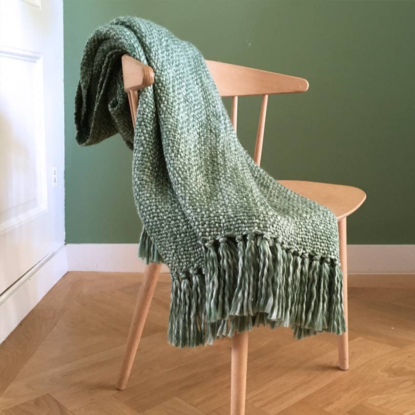Throw - Marble green