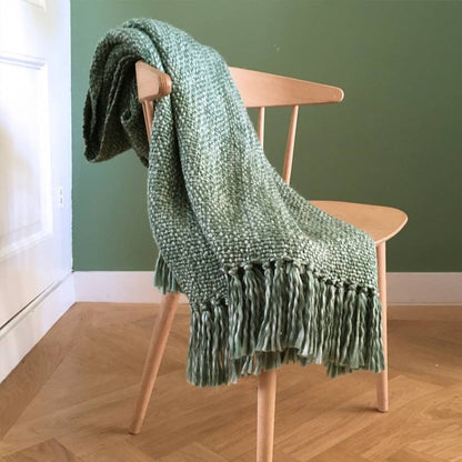 Throw - Marble green