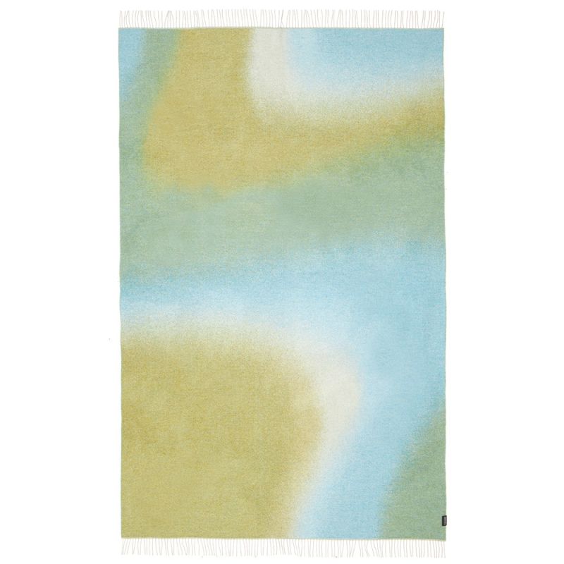 Throw - Ombre green