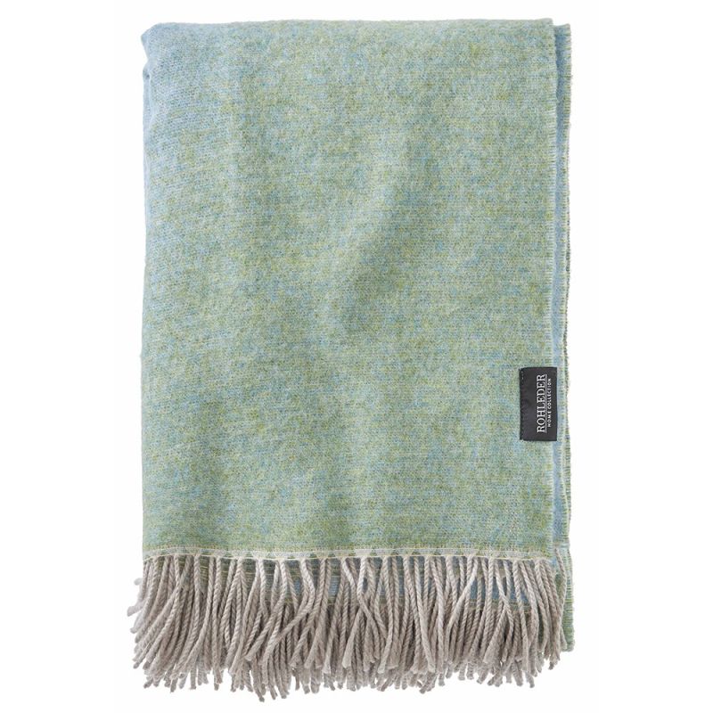 Throw - Ombre green
