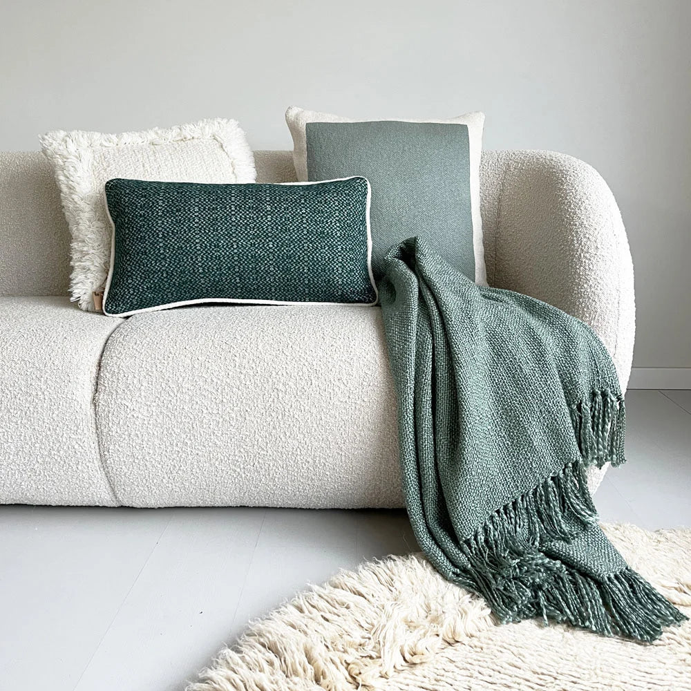Throw - Sage green solid