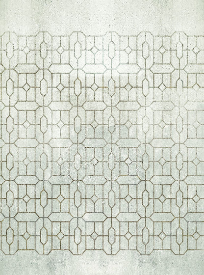 Trellis Celadon/Greige