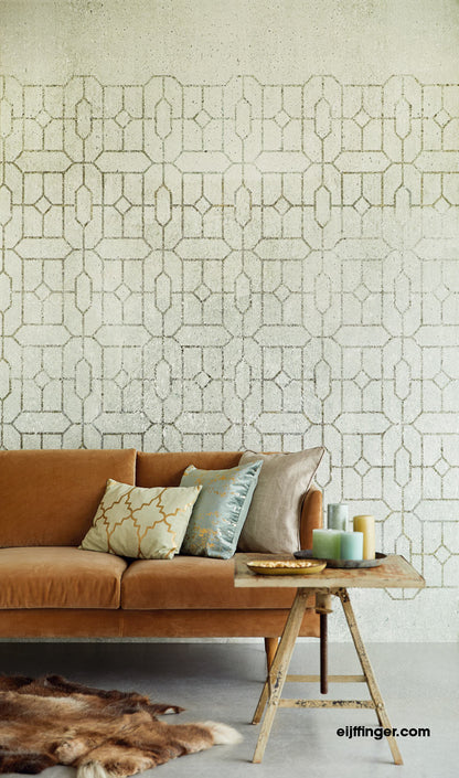 Trellis Celadon/Greige